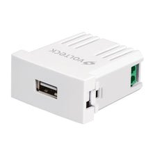 Cargar imagen en el visor de la galería, Cargador USB a la pared, 2.1A, línea Oslo, color blanco
