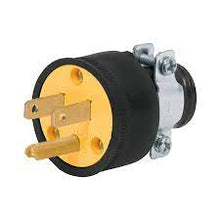 Cargar imagen en el visor de la galería, Clavija industrial reforzada, 2 polos, 3 hilos, 15A, 125V
