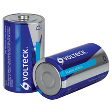 Cargar imagen en el visor de la galería, Pila alcalina tamaño D, blister con 2 pzas, Volteck
