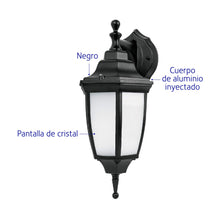 Cargar imagen en el visor de la galería, Arbotante farol suspendido de LED, 340 Lm
