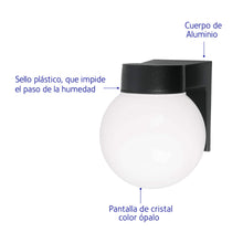 Cargar imagen en el visor de la galería, Arbotante tipo globo de LED
