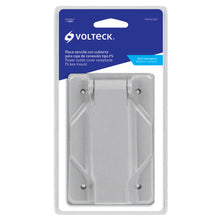 Cargar imagen en el visor de la galería, Placa tipo FS con cubierta, sencilla, sobreponer, Volteck

