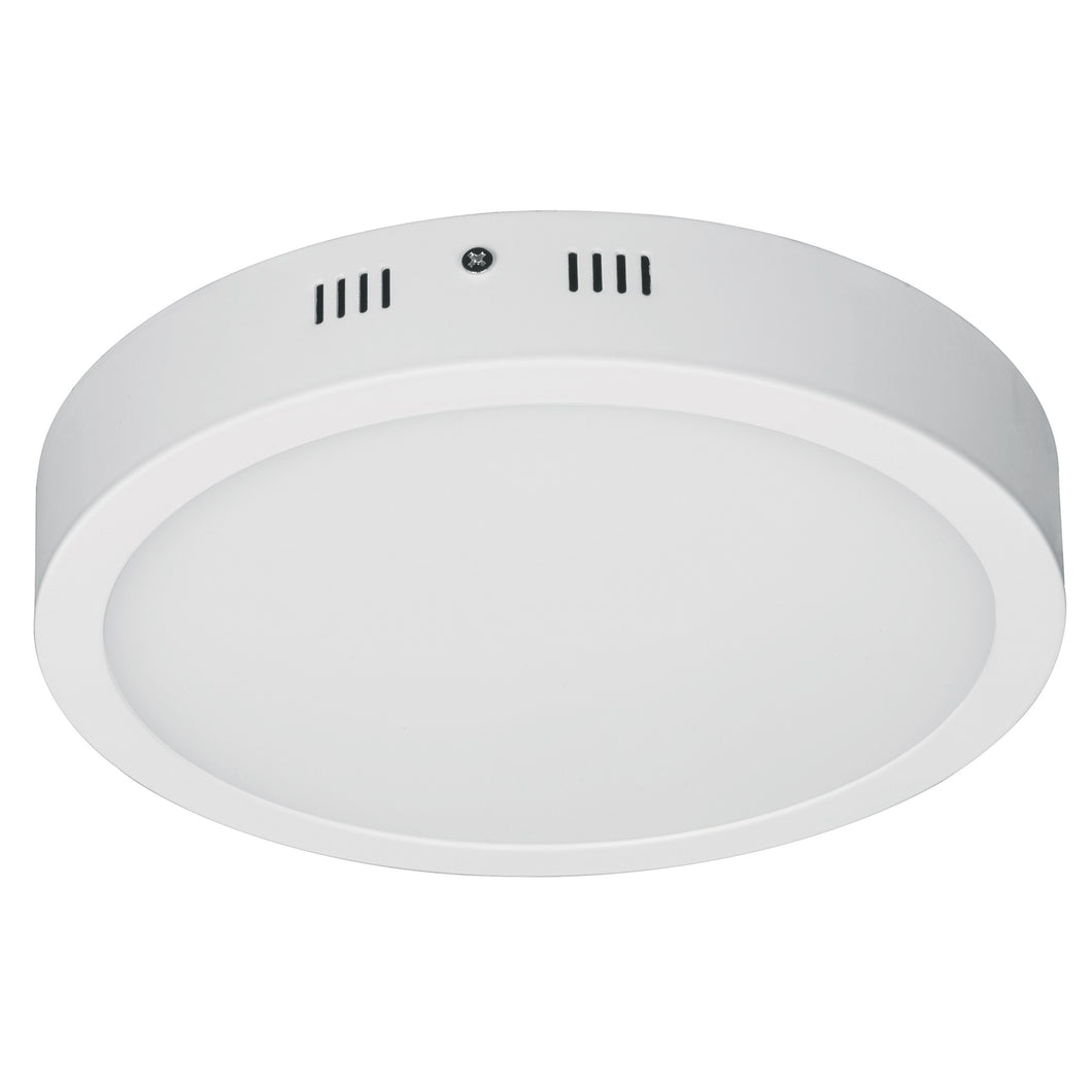 Plafón redondo, moderno, 18W, 6500K, LED, blanco
