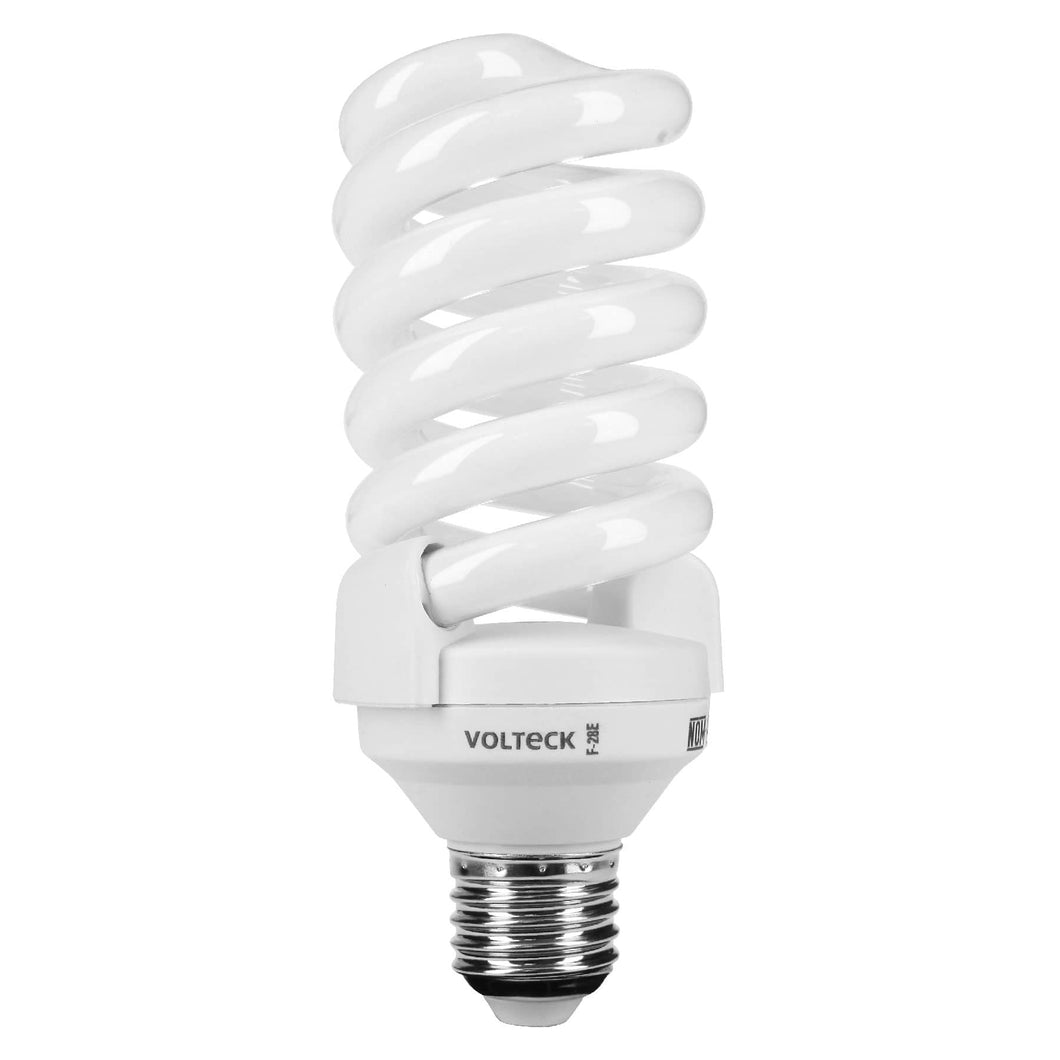 Lámpara 28 W, espiral, luz día, T4, en blister, Volteck