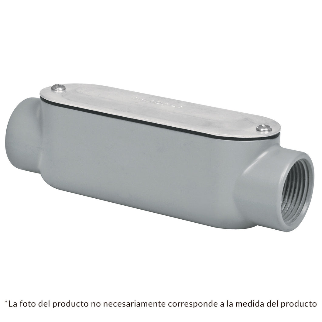 Condulet 1/2' conexión tipo C, Volteck