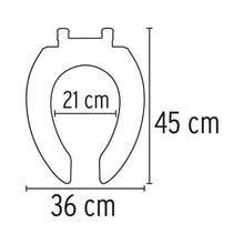 Cargar imagen en el visor de la galería, Asiento para WC, 45 cm, azul

