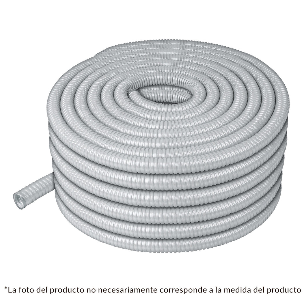 Tubo flexible recubierto de pvc 1', rollo 50 m, Volteck