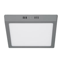 Cargar imagen en el visor de la galería, Plafón cuadrado, moderno, 18 W, 6500 K, LED, gris
