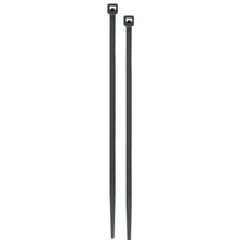 Cargar imagen en el visor de la galería, Cincho plástico, 50 lb, 30 cm, negro, bolsa con 1000 pzas
