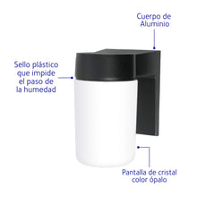 Cargar imagen en el visor de la galería, Arbotante tipo vaso, 1XE26 
