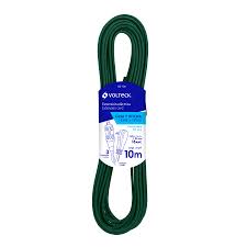 Extensión eléctrica doméstica, 10 m, verde, Volteck