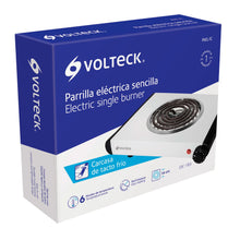 Cargar imagen en el visor de la galería, Parrilla eléctrica 1 quemador, cuadrada
