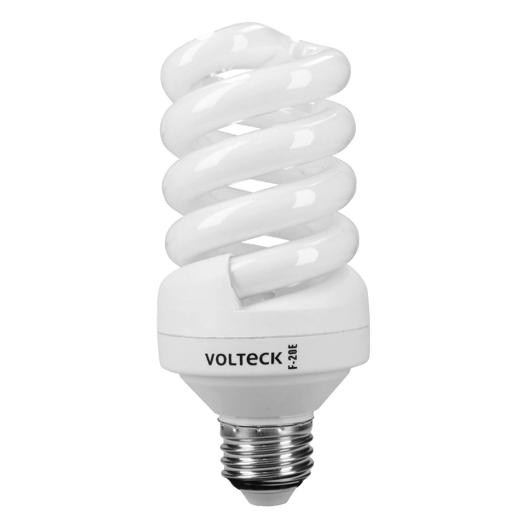 Lámpara 20 W, espiral, luz día, T4, en blister, Volteck