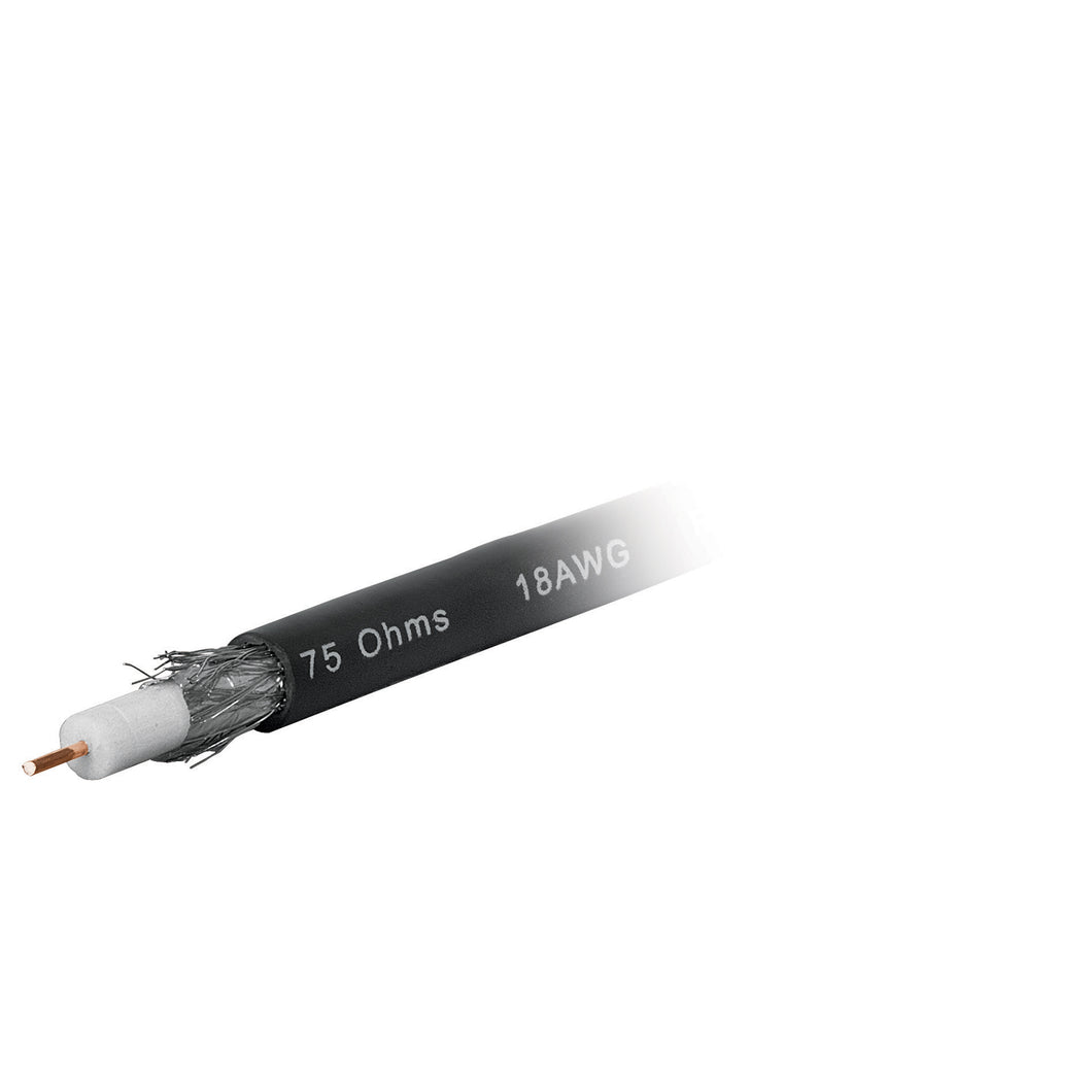 Cable coaxial RG 6, rollo 100 metros