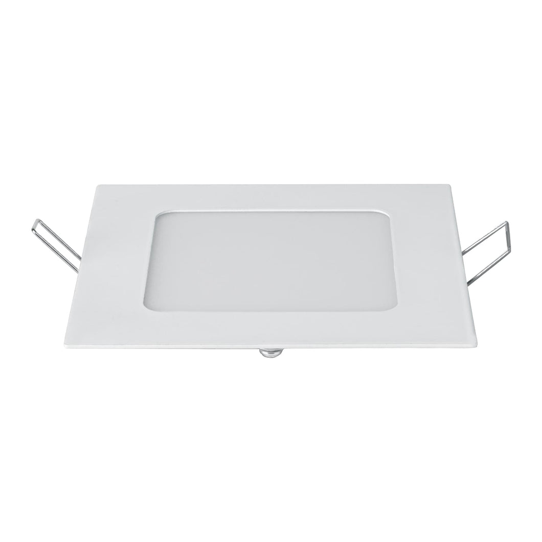 Luminario led slim de empotrar cuadrado, 6500K, 6W