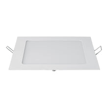 Cargar imagen en el visor de la galería, Luminario led slim de empotrar cuadrado, 6500K, 12W
