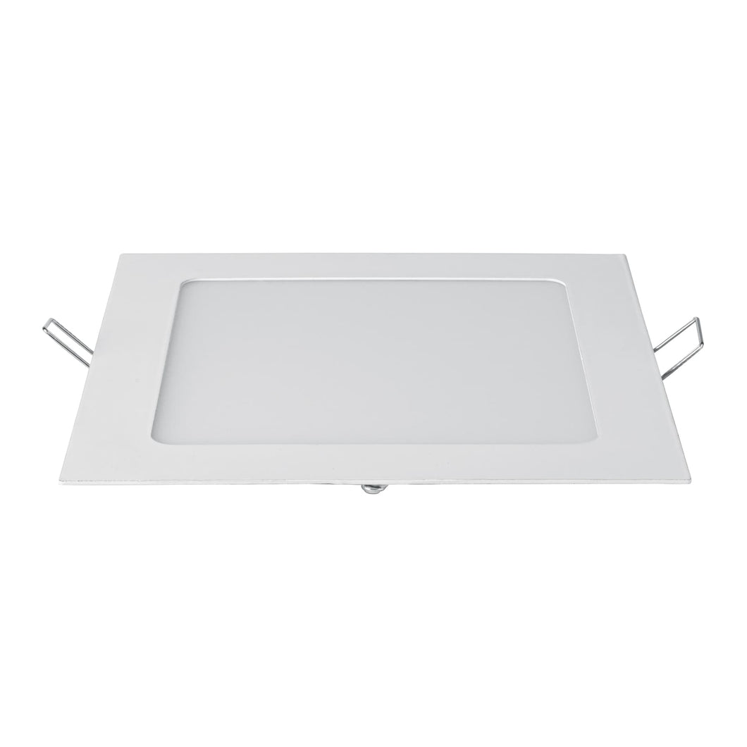 Luminario led slim de empotrar cuadrado, 6500K, 12W