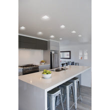Cargar imagen en el visor de la galería, Luminario led slim de empotrar cuadrado, 6500K, 18W
