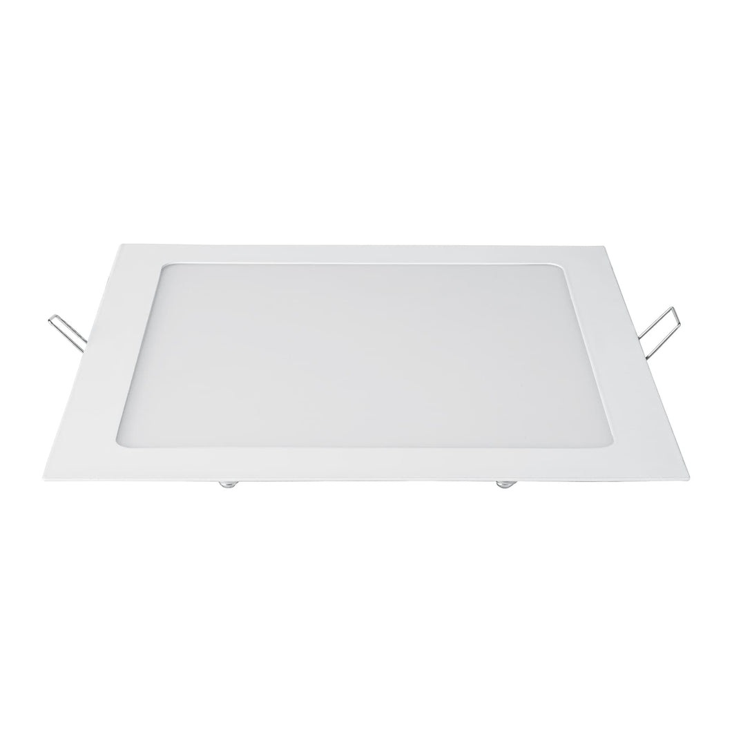 Luminario led slim de empotrar cuadrado, 6500K, 18W