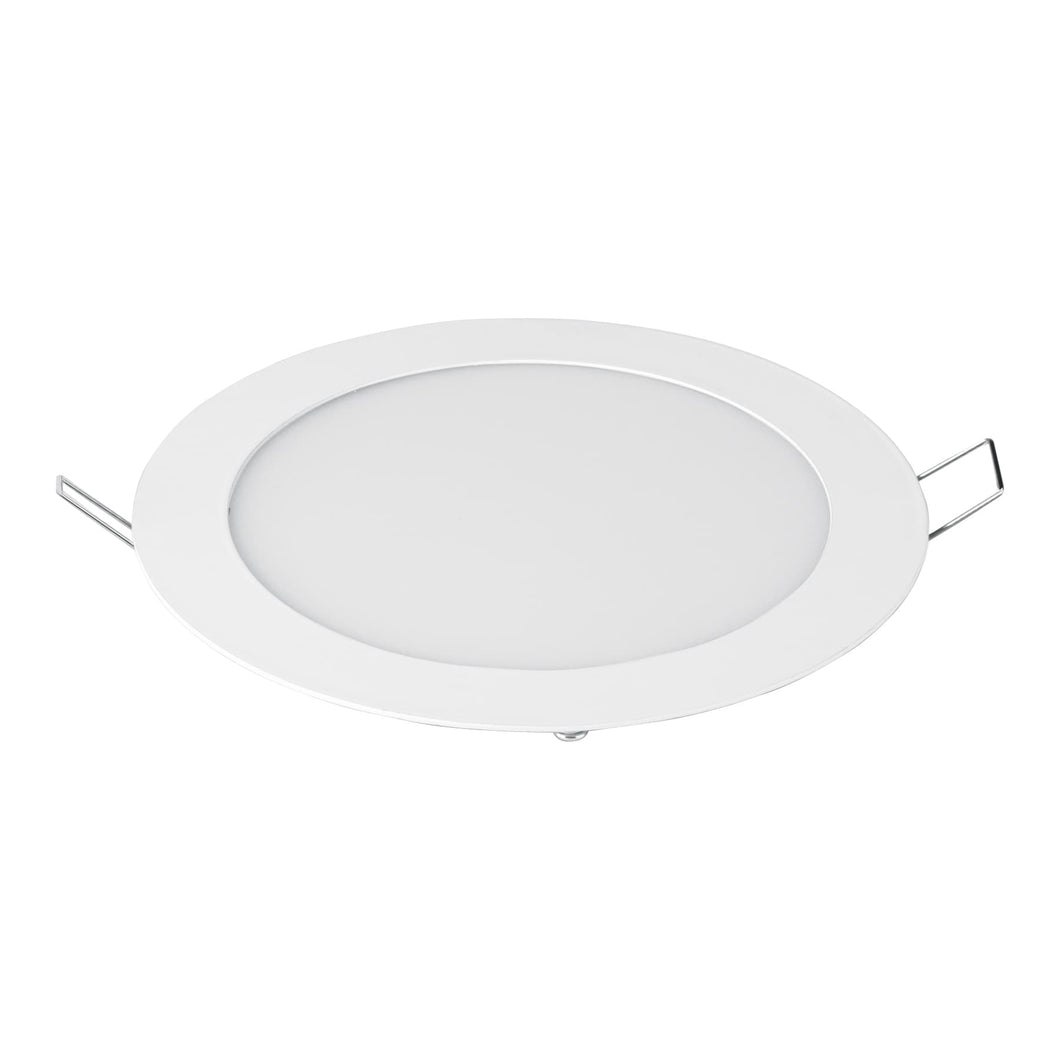 Luminario led slim de empotrar redondo, 6500K, 12W