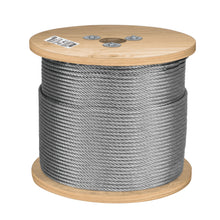 Cargar imagen en el visor de la galería, Cable rígido de acero 1/4&#39;, 7X7, 300 m
