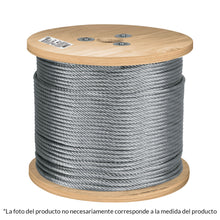 Cargar imagen en el visor de la galería, Cable flexible de acero 3/16&#39;, 7X19, 300 m
