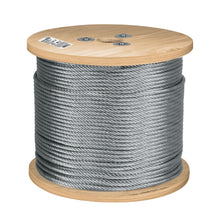 Cargar imagen en el visor de la galería, Cable flexible de acero 1/4&#39;, 7X19, 300 m
