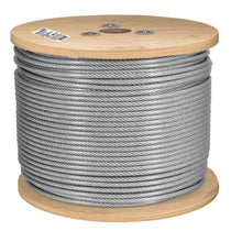 Cargar imagen en el visor de la galería, Cable flexible de acero 1/4&#39;, recubierto PVC, 7X19, 300 m
