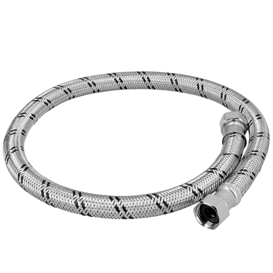 Manguera trenzada de acero 1/2x1/2'X80cm usos generales