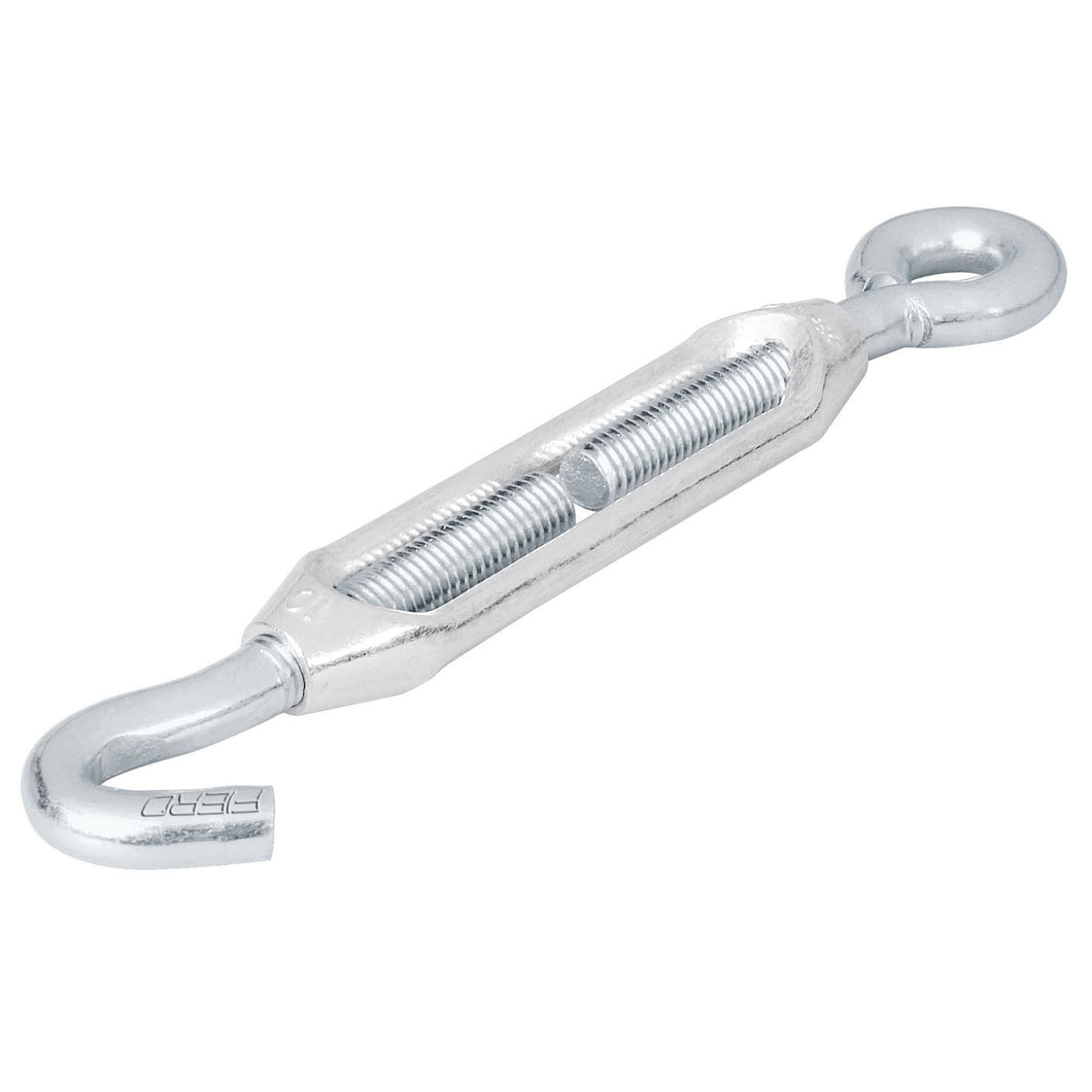 Tensor zinc, 3/8', gancho-argolla