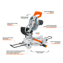 Cargar imagen en el visor de la galería, Sierra de inglete para corte en aluminio, 10&#39;
