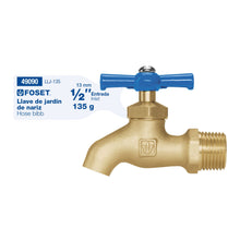 Cargar imagen en el visor de la galería, Llave de nariz, de latón, 135 gr, entrada 1/2&#39;
