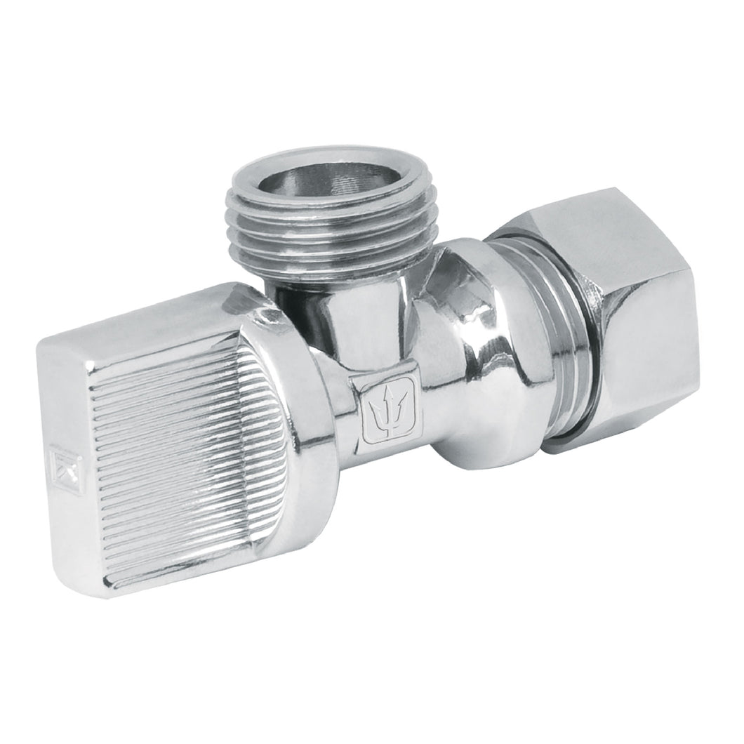 Llave angular, 1/2 x 1/2',1/4 de vuelta, con barrilito