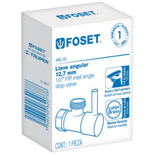 Cargar imagen en el visor de la galería, Llave angular, 1/4 vuelta, sin contratuerca, maneral palanca
