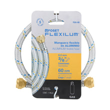 Cargar imagen en el visor de la galería, Manguera de hule, 60 cm, revestida aluminio, usos generales
