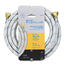 Cargar imagen en el visor de la galería, Manguera de hule, 400 cm, revestida de aluminio
