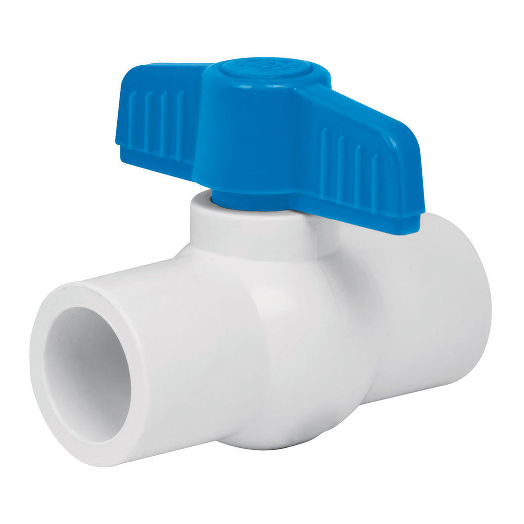 Válvula de esfera de PVC, de 1/2',para cementar