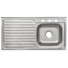 Cargar imagen en el visor de la galería, Tarja de sobreponer 100 x 50 cm, tina derecha
