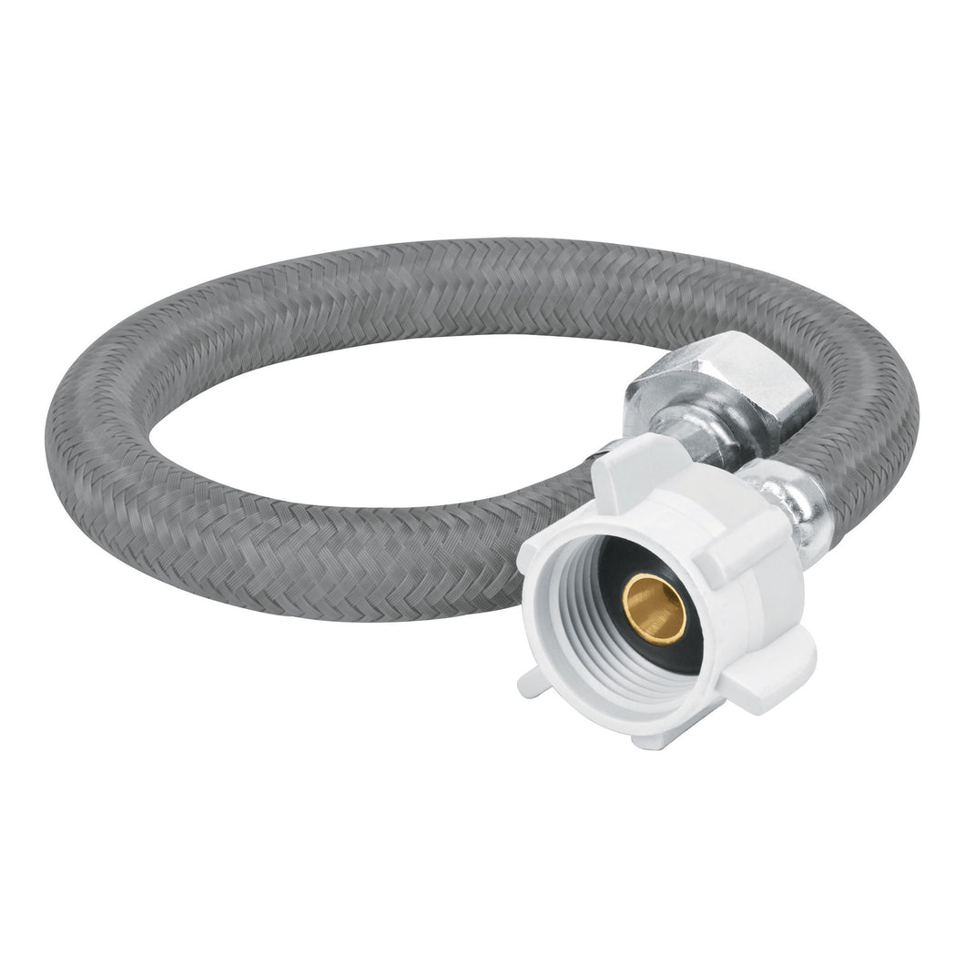 Manguera hule, 35cm,vinilo,conector plástico, usos generales