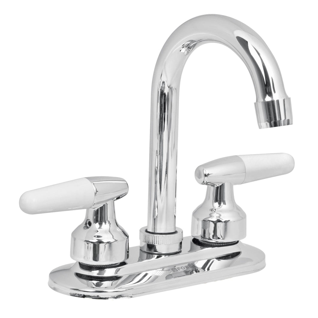 Mezcladora para lavabo, manerales cono, cuello bar, Basic