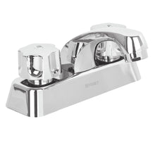 Cargar imagen en el visor de la galería, Mezcladora plástica lavabo, cuello corto, manerales estándar
