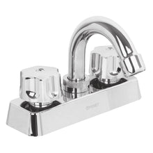 Cargar imagen en el visor de la galería, Mezcladora plástica lavabo, cuello curvo, manerales estándar
