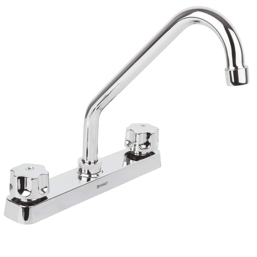 Mezcladora plástica fregadero, cuello y manerales estándar