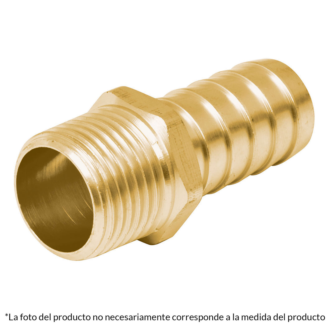 Adaptador para poliducto, 3/4', macho