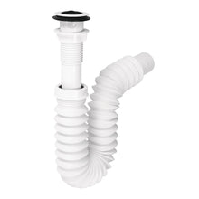 Cargar imagen en el visor de la galería, Céspol flexible p/lavabo con contra, polipropileno, 1-1/4&#39;
