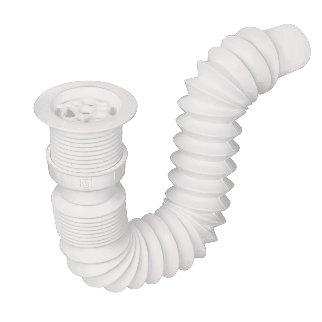Céspol flexible p/fregadero c/contra 2 1/2', polipr, 1-1/2'
