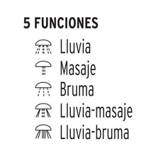 Cargar imagen en el visor de la galería, Regadera con extensión tipo teléfono, Aqua
