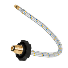 Cargar imagen en el visor de la galería, Manguera de hule, pigtail, 55 cm, aluminio, usos generales
