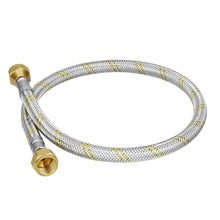 Cargar imagen en el visor de la galería, Manguera de hule, 60 cm, revestida de acero, usos generales
