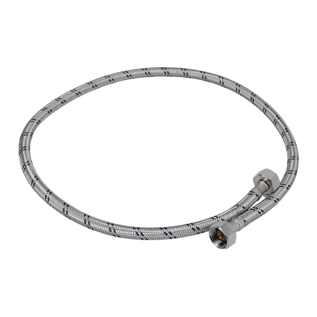 Manguera de hule, 100 cm, acero inoxidable, usos generales